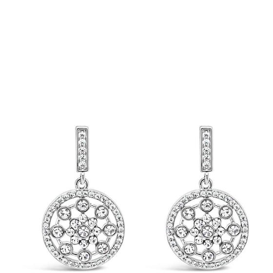 Absolute Silver Deco Drop Earrings