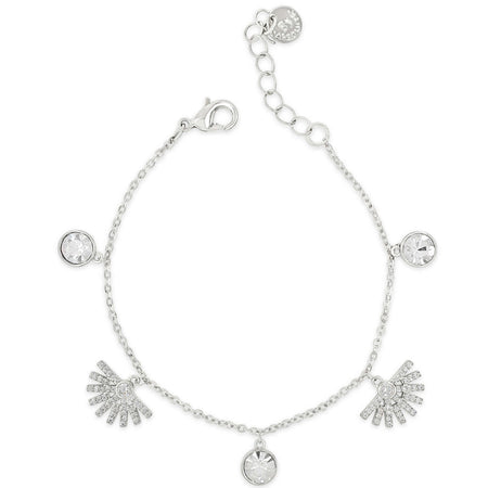 Absolute Silver Half Fan Bracelet