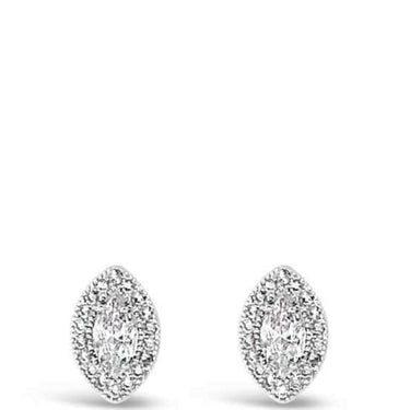 Absolute Silver Marque Stud Earrings