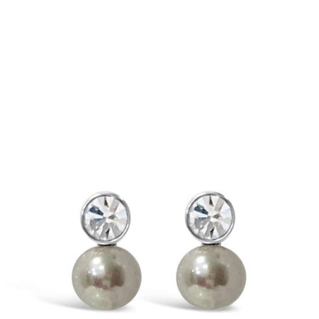 Absolute Simple Pearl Drop Stud Earrings