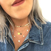 Absolute Triple Layer Star Necklace - Gold N2130GL