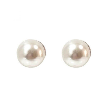 Absolute White Pearl Stud Earrings