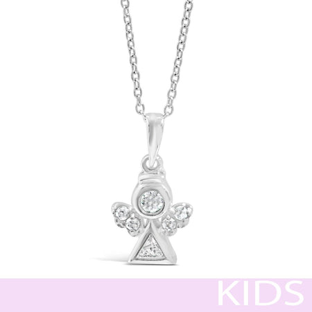 Absolute Kids Silver Angel Necklace