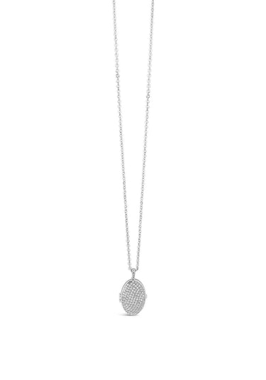 Absolute Silver Oval Necklace