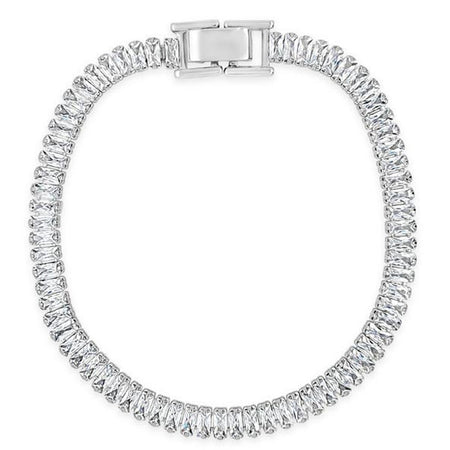 Absolute Silver Crystal Bracelet