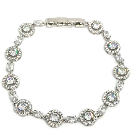 Absolute Silver Small Halo Bracelet