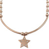 Absolute Star Beaded Necklace - Two Tone N2145RS