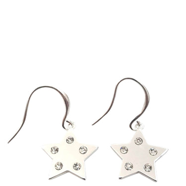 Absolute Star Drop Earrings - Silver E2145SL