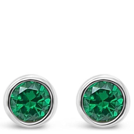 Absolute Sterling Silver Birthstone Earring - May