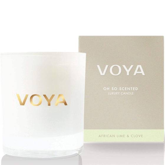 Voya Candle - African Lime & Clove