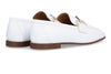 Alpe White Leather Classic Loafers