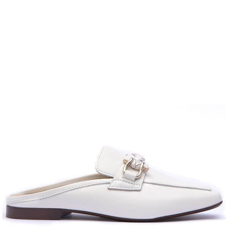 Alpe White Slip On Loafers