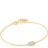 Ania Haie Bright Future Blue Enamel Gold Bracelet