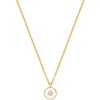 Ania Haie Bright Future White Enamel Gold Necklace