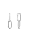 Ania Haie Chain Reaction Link Silver Earrings