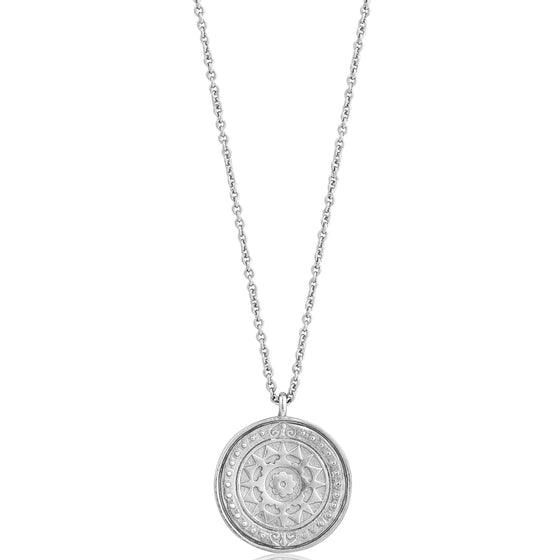 Ania Haie Coins Verginia Sun Silver Necklace