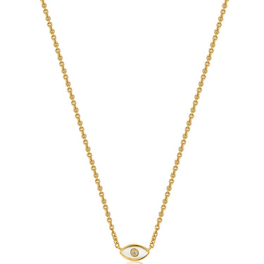 Ania Haie Dainty Evil Eye Gold Necklace