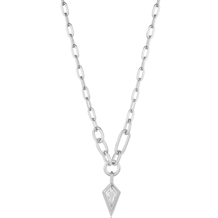 Ania Haie Dance Til Dawn Sparkle Silver Link Necklace