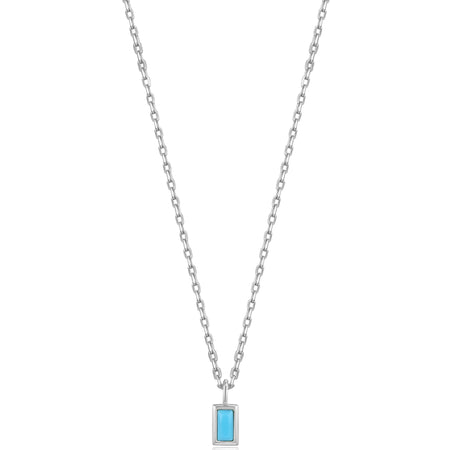 Ania Haie Into The Blue Turquoise Silver Necklace