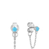 Ania Haie Into The Blue Turquoise Silver Stud Earrings