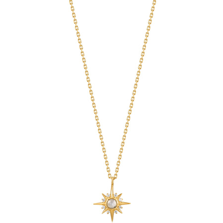 Ania Haie Midnight Fever Star Gold Necklace