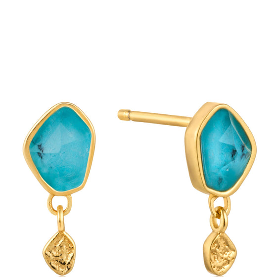 Ania Haie Mineral Glow Gold Drop Earrings