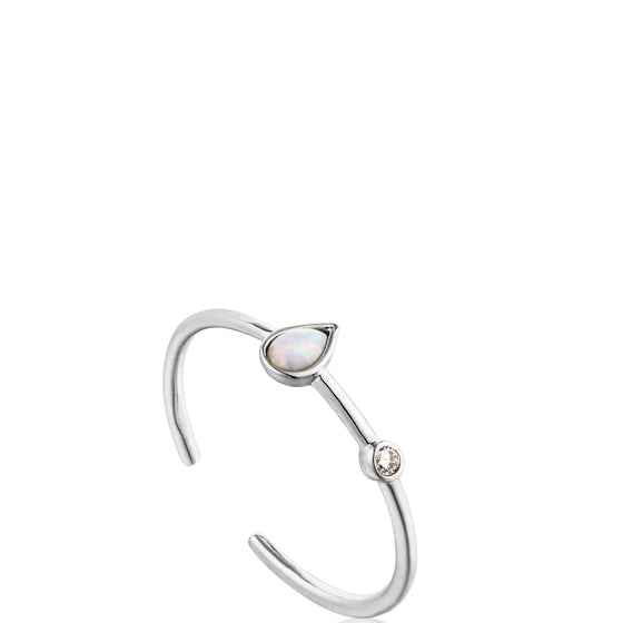 Ania Haie Opal Raindrop Silver Ring