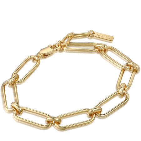Ania Haie Paperclip Chain Gold Bracelet