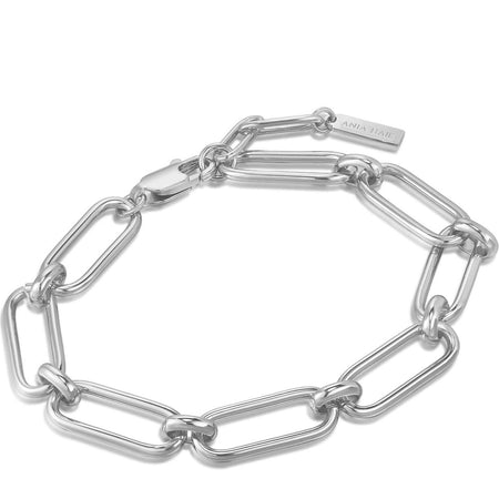 Ania Haie Paperclip Chain Silver Bracelet