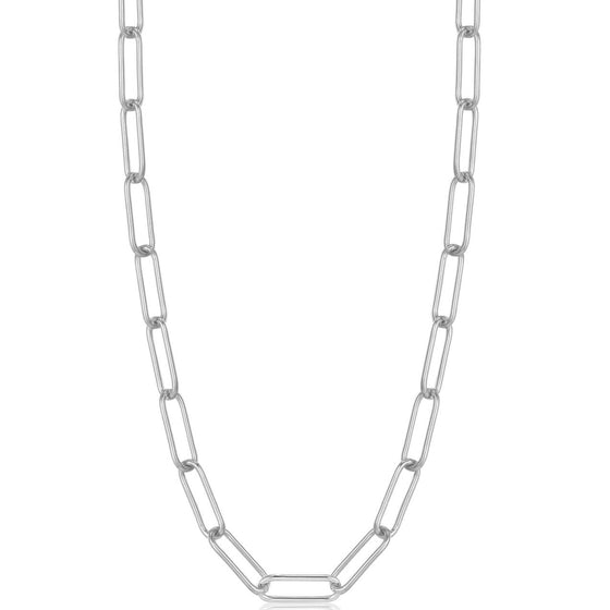 Ania Haie Paperclip Chain Silver Necklace