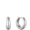 Ania Haie Rising Star Opal Silver Small Huggie Hoop Earrings