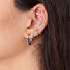 Ania Haie Rising Star Scattered Stars Silver Hoop Earrings