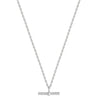 Ania Haie Ropes & Dreams T Bar Silver Necklace