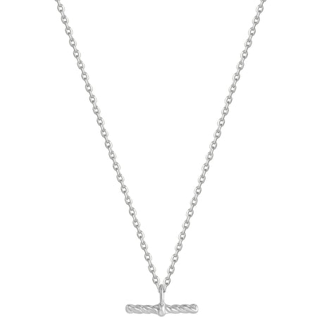 Ania Haie Ropes & Dreams T Bar Silver Necklace