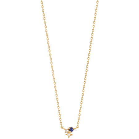 Ania Haie Second Nature Lapis Star Gold Necklace