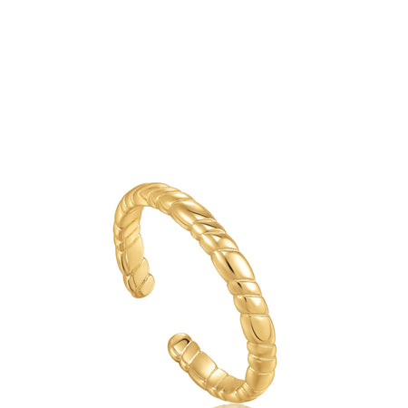 Ania Haie Smooth Twist Gold Ring
