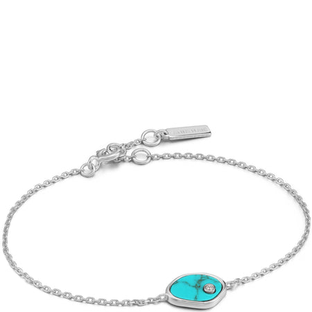 Ania Haie Turning Tides Turquoise Silver Bracelet