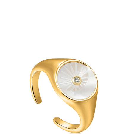 Ania Haie Wild Soul Eclipse Emblem Gold Ring
