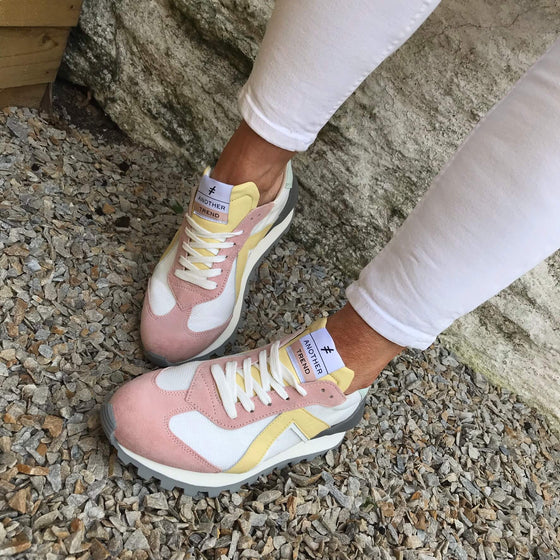 Another Trend Pastel Lace Up Sneakers