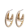 Pilgrim Beauty Gold Hoop Earrings
