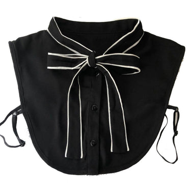 Black Bow Collar