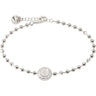 Rebecca Hollywood Silver Single Bracelet