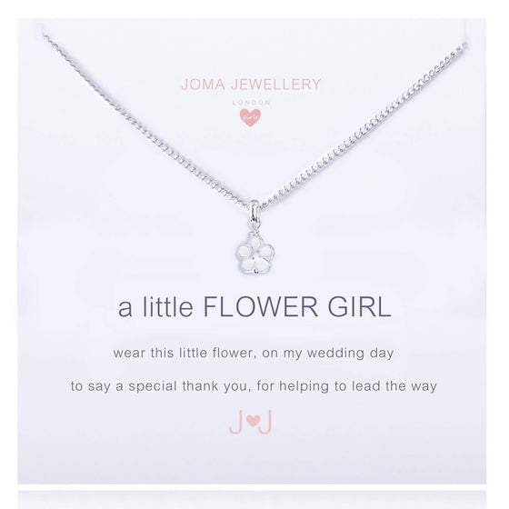 Joma Kids Flower Girl Necklace c052