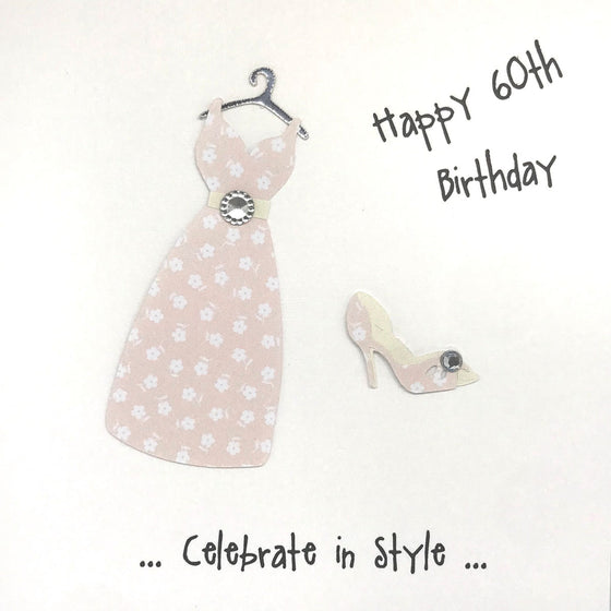Happy 60th Birthday Card - Celebrate In Style