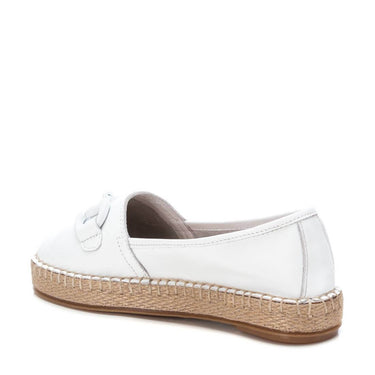 Carmela White Leather Slip On Shoes