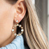 Caroline Svedbom Gold Calanthe Earrings - White Combo