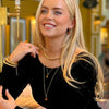 Caroline Svedbom Gold Classic Rope Bangle - Light Amber