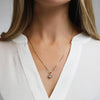 Caroline Svedbom Gold Classic Necklace - Clear Crystal