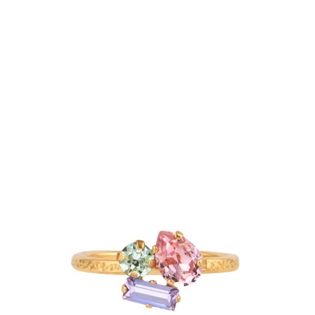 Caroline Svedbom Gold Isa Ring - Pastel Combo