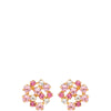 Caroline Svedbom Gold Kassandra Earrings - Pink Combo